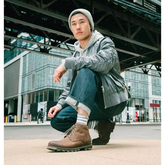 Sorel MADSON™ II Chukka Men's Waterproof Boot Tobacco Brown Size 10 - Picture 6 of 7